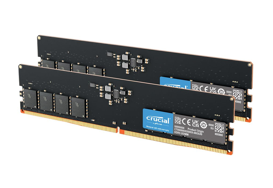 Neutral reference image for Crucial CT2K32G56C46U5 64 GB UDIMM memory module