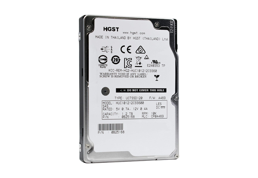 Neutral reference image for HGST / Western Digital HUC101212CSS600 1.2 TB SAS enterprise HDD