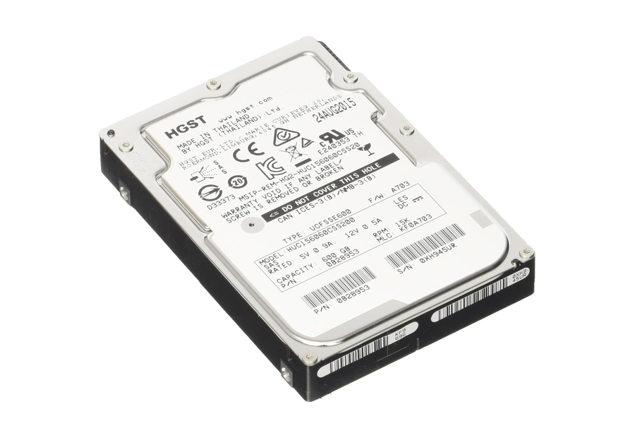 Neutral reference image for HGST / Western Digital HUC156060CSS200 600 GB SAS enterprise HDD