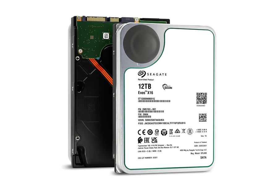 Neutral reference image for Seagate ST12000NM0048 12 TB SAS enterprise HDD