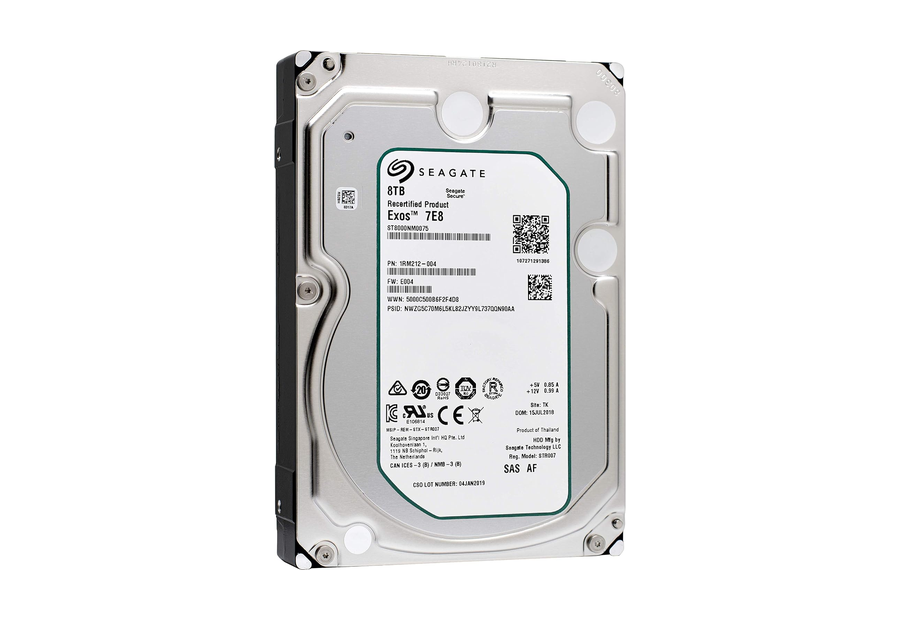 Neutral reference image for Seagate ST8000NM0075 8 TB SAS enterprise HDD