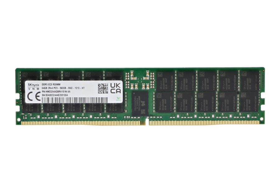 Neutral reference image for SK hynix HMCG94AGBRA181N 64 GB RDIMM memory module