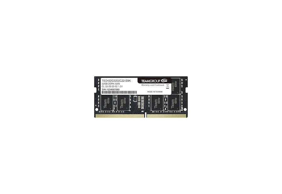 Neutral reference image for TeamGroup TED432G3200C22-S01 32 GB SO-DIMM memory module