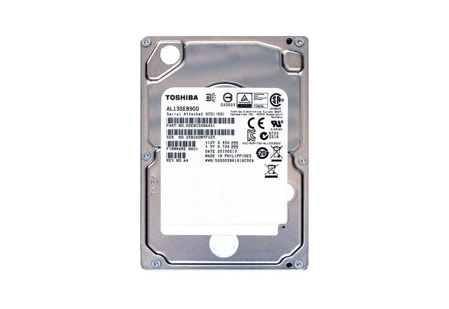 Neutral reference image for Toshiba AL13SEB900 900 GB SAS enterprise HDD