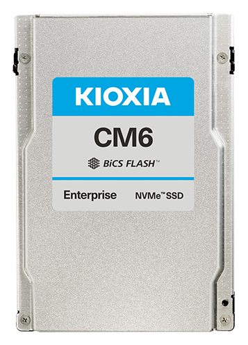 KIOXIA CM6-R 7.68TB U.3 NVMe Enterprise SSD product image