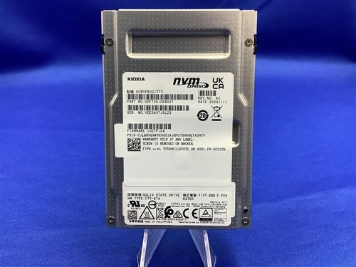 KIOXIA CM7-R 15.36TB U.3 NVMe Enterprise SSD product image