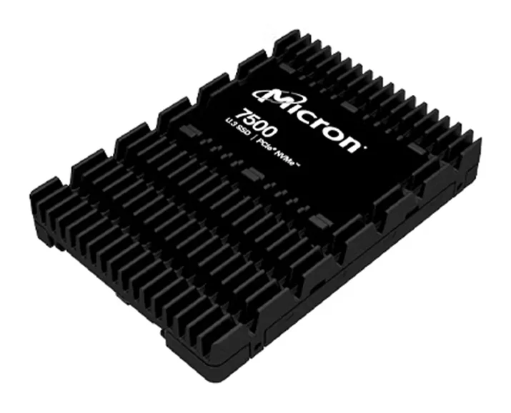 Micron 7500 MAX 3.2TB U.3 NVMe Enterprise SSD product image