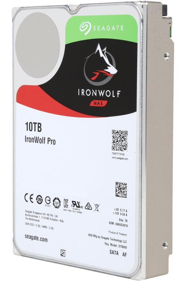 Seagate IronWolf ST10000VN0008 10 TB NAS HDD product image