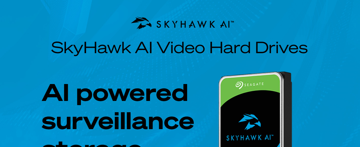 Seagate SkyHawk AI ST16000VE002 16 TB Surveillance HDD product image