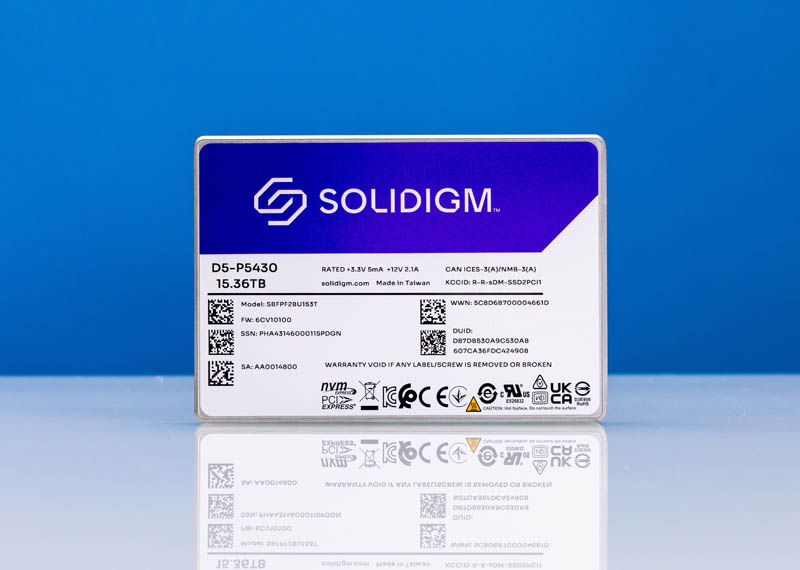 Solidigm D5-P5430 15.36TB U.2 NVMe Enterprise SSD product image