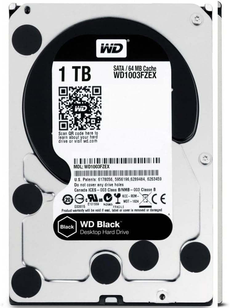 WD Black WD1003FZEX 1 TB HDD product image