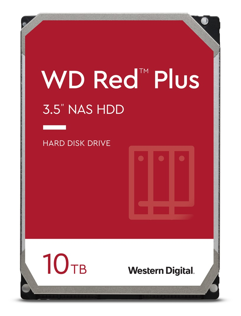 WD Red Plus WD101EFBX 10 TB NAS HDD product image