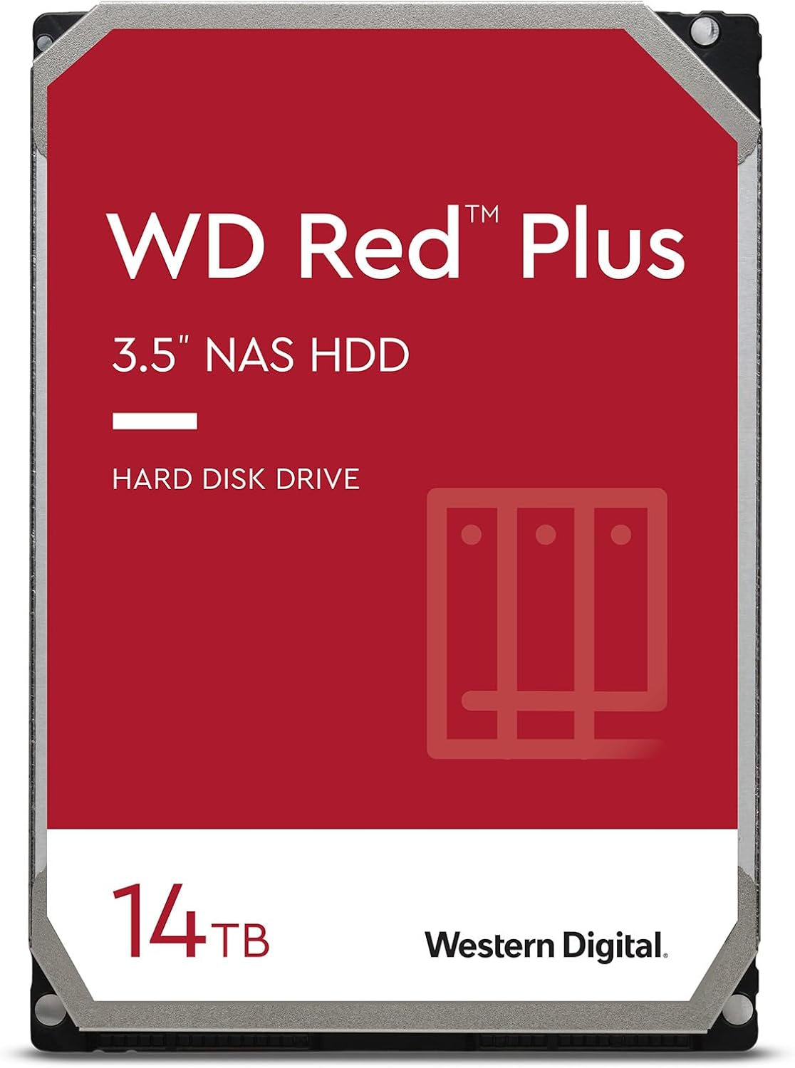 WD Red Plus WD140EFGX 14 TB NAS HDD product image