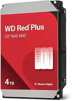 WD Red Plus WD40EFPX 4 TB NAS HDD product image