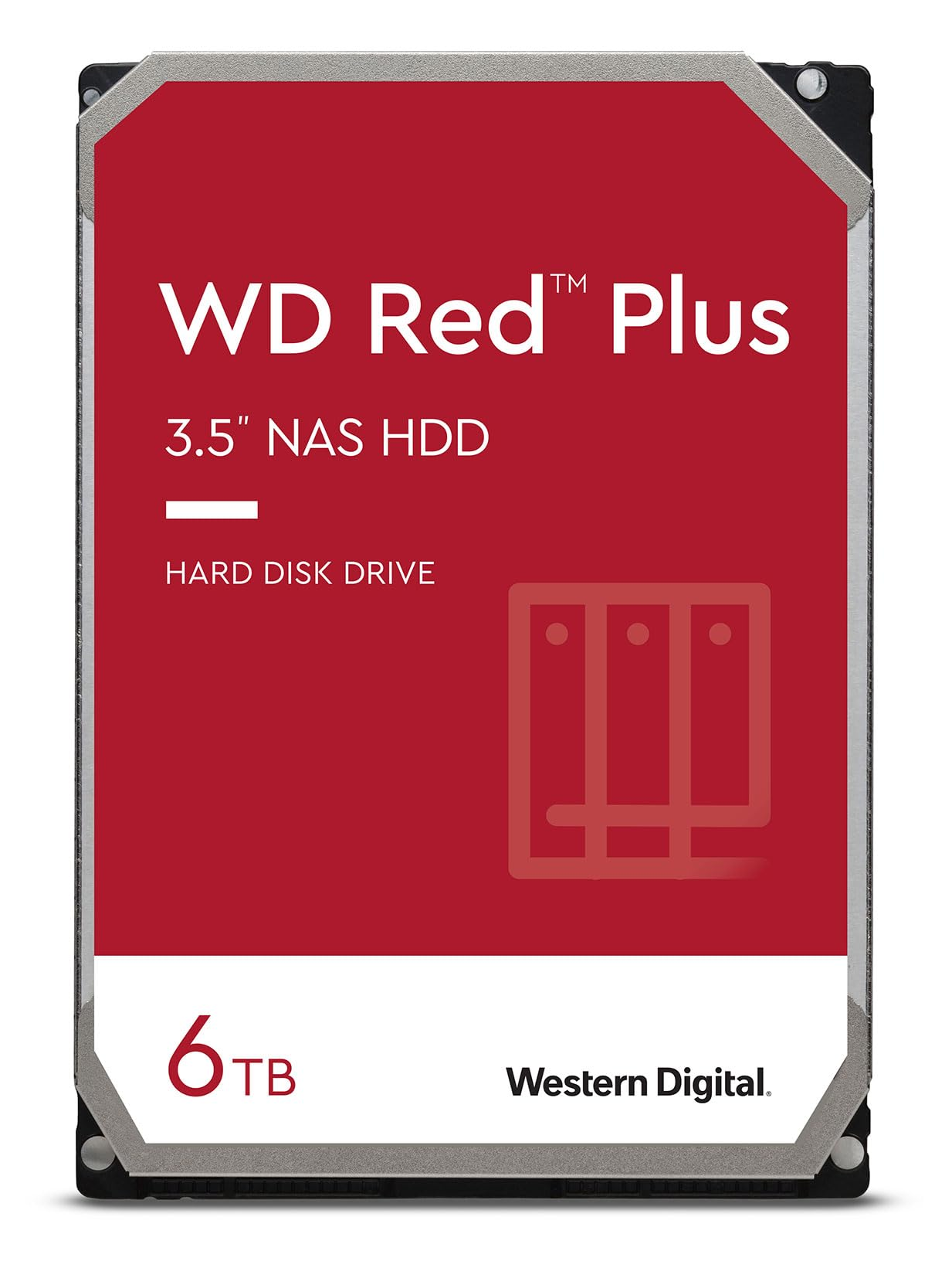 WD Red Plus WD60EFPX 6 TB NAS HDD product image