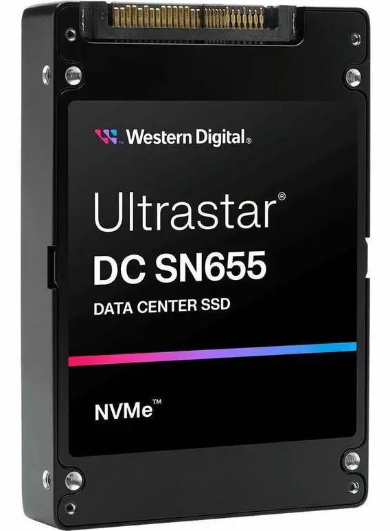 WD Ultrastar DC SN655 WUS5EA176ESP7E1 7.68 TB Solid State Drive - U.3 15 mm Internal - PCI Express NVMe (PCI Express NVMe 4.0) product image