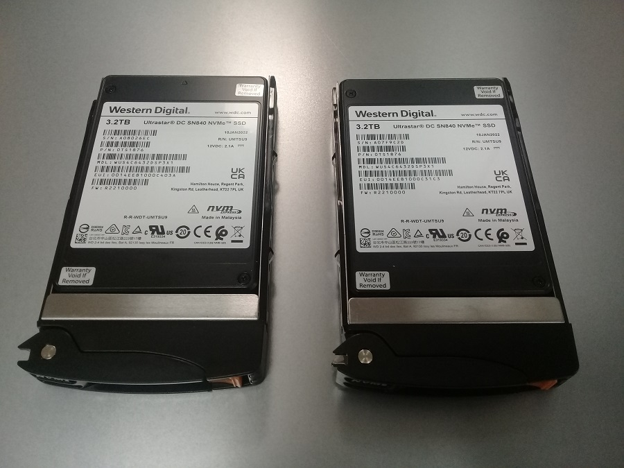 WD Ultrastar DC SN840 3.2TB U.2 NVMe Enterprise SSD product image